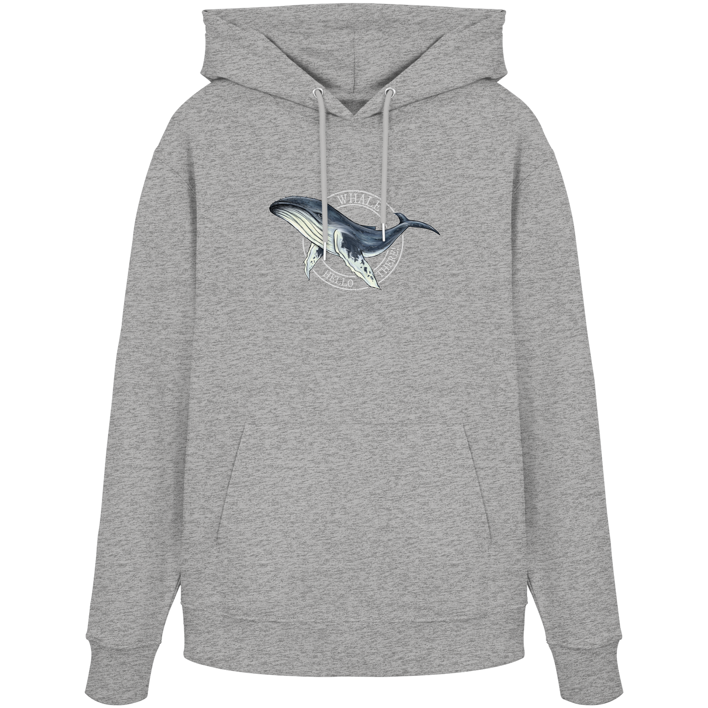 Whale, Hello There | Buckelwal - Organic Hoodie