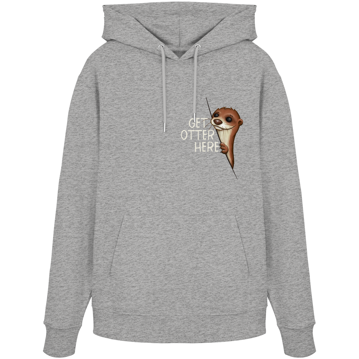 Get Otter Here | Lustiger Otter Kalauer - Organic Hoodie