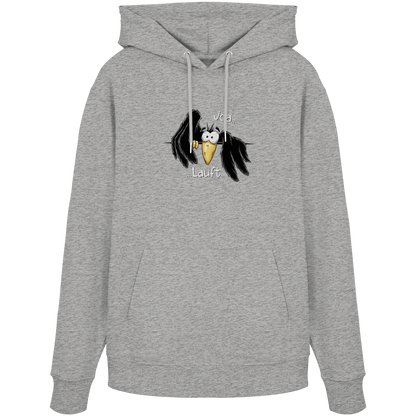 Joa Läuft Krähe gechillter Rabe - Organic Hoodie