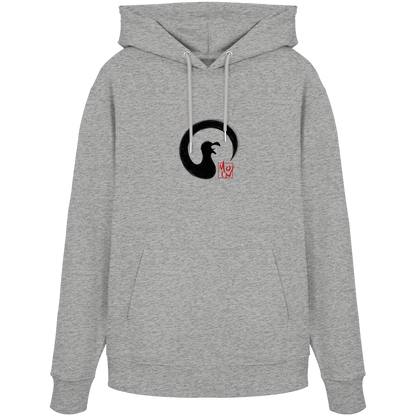 Moin kreischende japanische Enso Möwe - Organic Hoodie