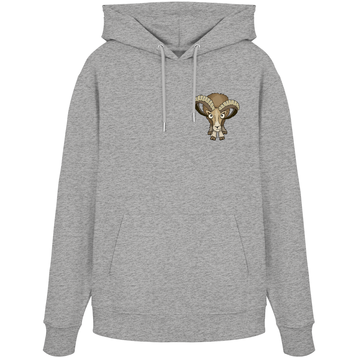Bockiges Mufflon Widder Schafbock - Organic Hoodie