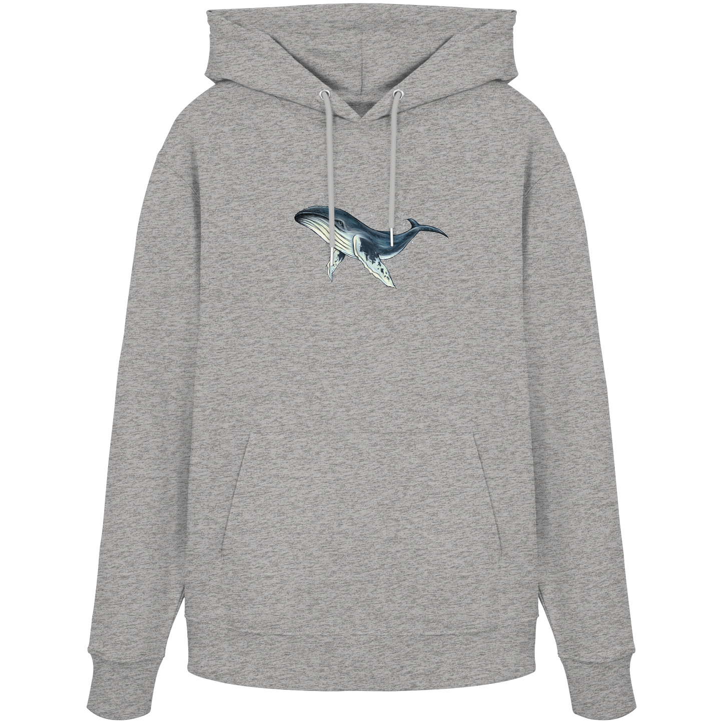 Tiefsee Ozean-Riese Buckelwal - Organic Hoodie
