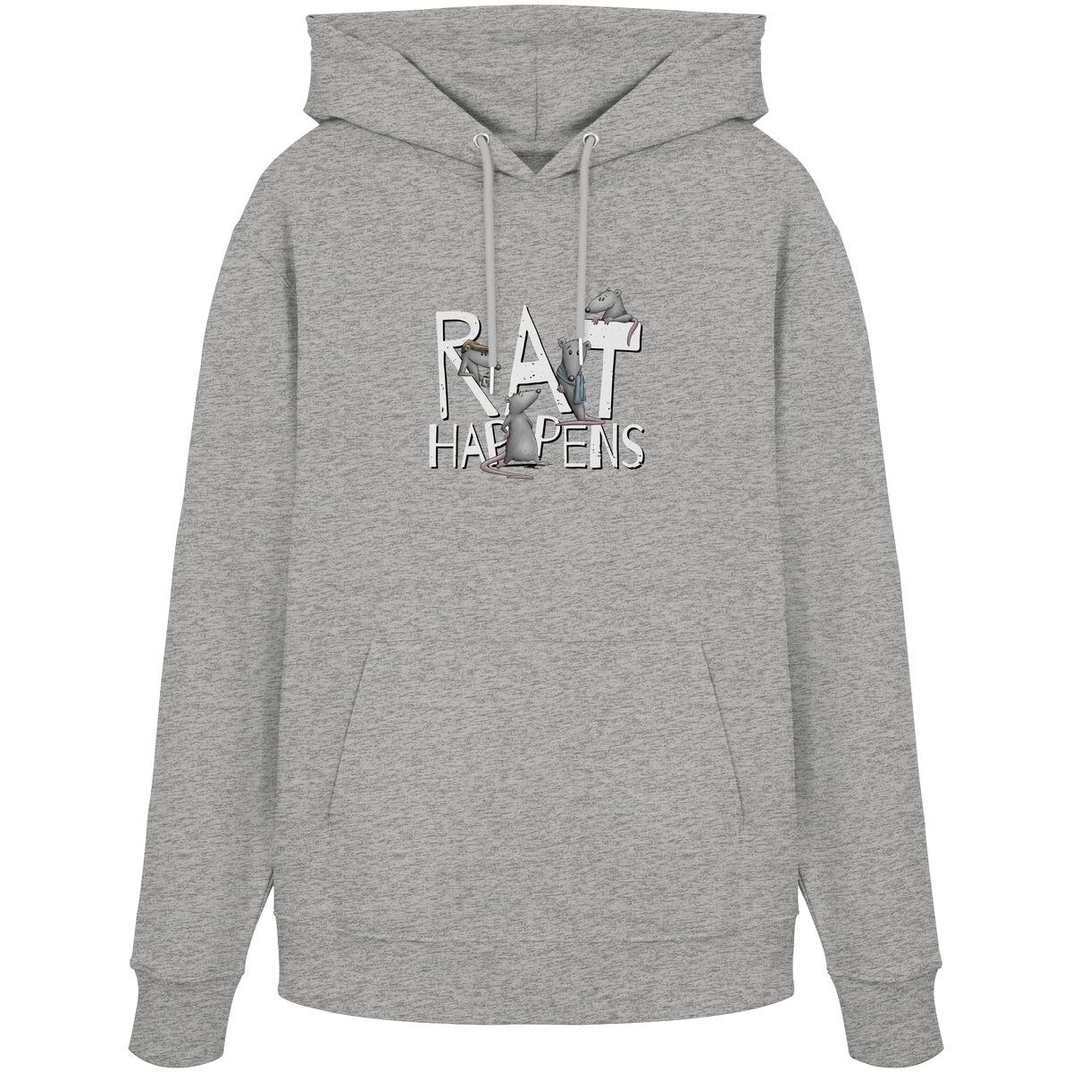 Rat Happens Ratten - Organic Hoodie