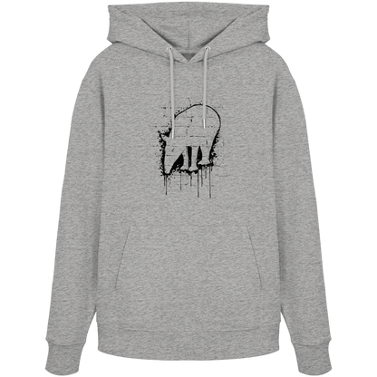 Urban Street Art Tapir Silhouette - Organic Hoodie