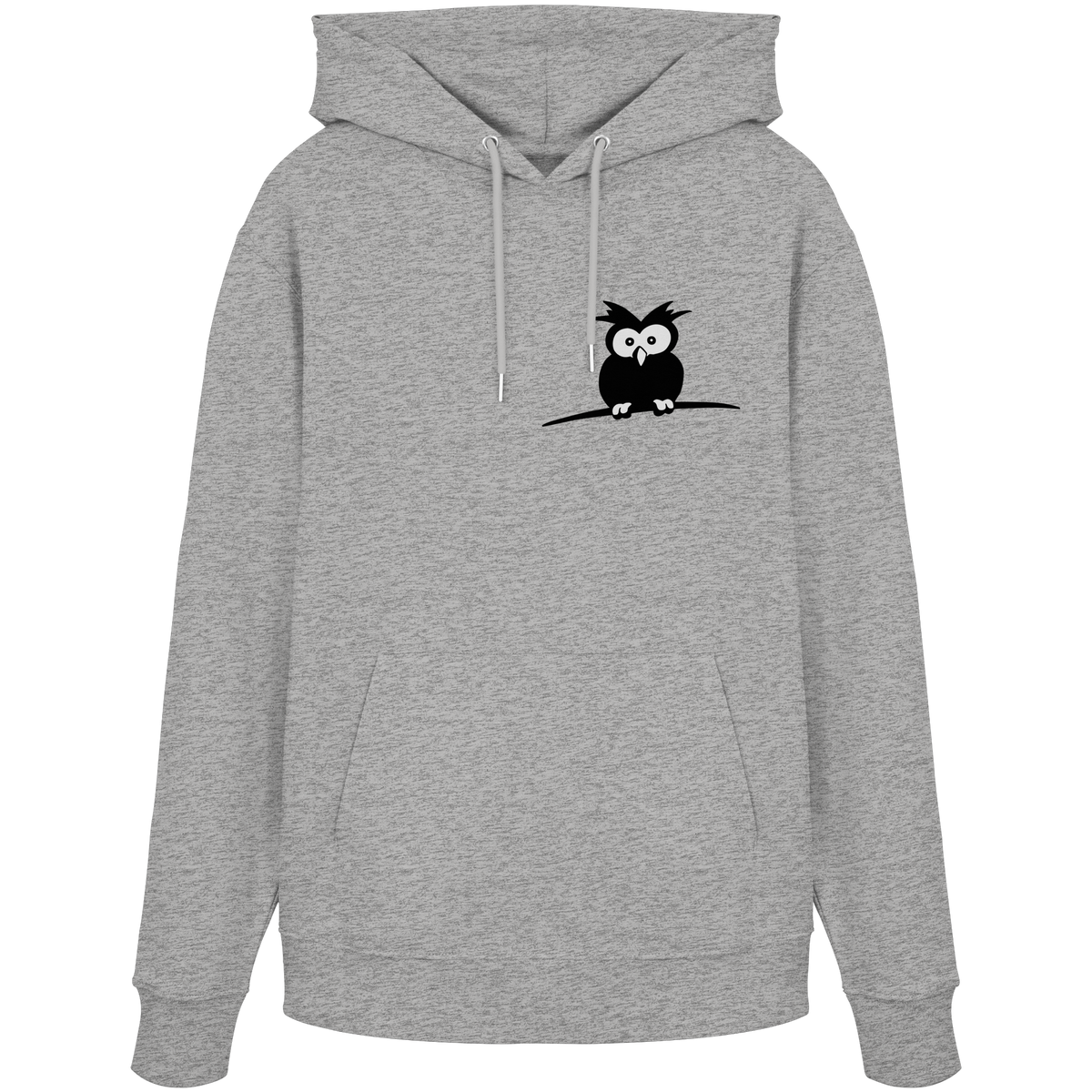 Kleine struppige Eule - Organic Hoodie