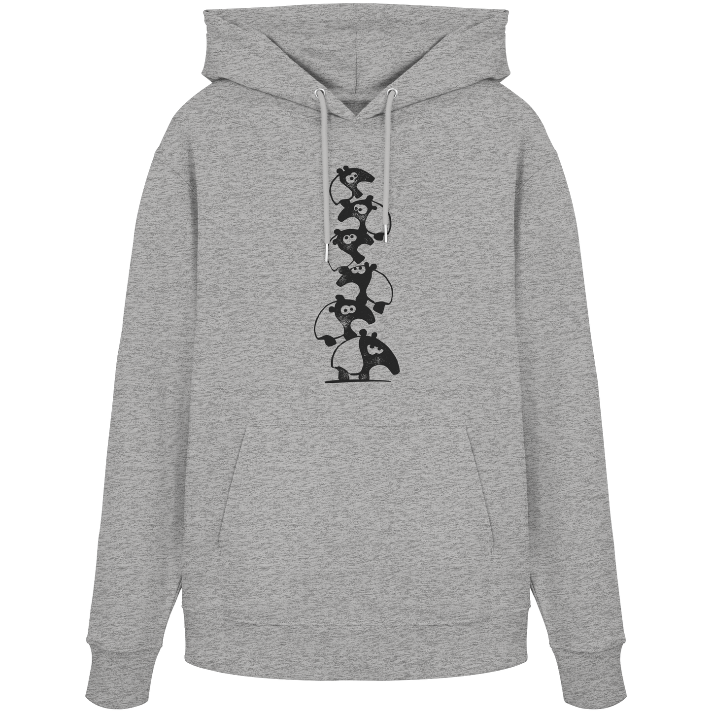 Lustiger Haufen aus Schabracken-Tapiren - Organic Hoodie