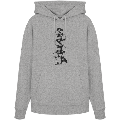 Lustiger Haufen aus Schabracken-Tapiren - Organic Hoodie