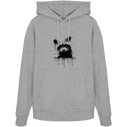 Funky Street Art Waschbär - Organic Hoodie
