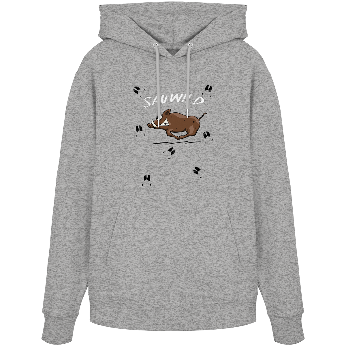 Sauwild wilde Sau | Wildschwein Keiler - Organic Hoodie