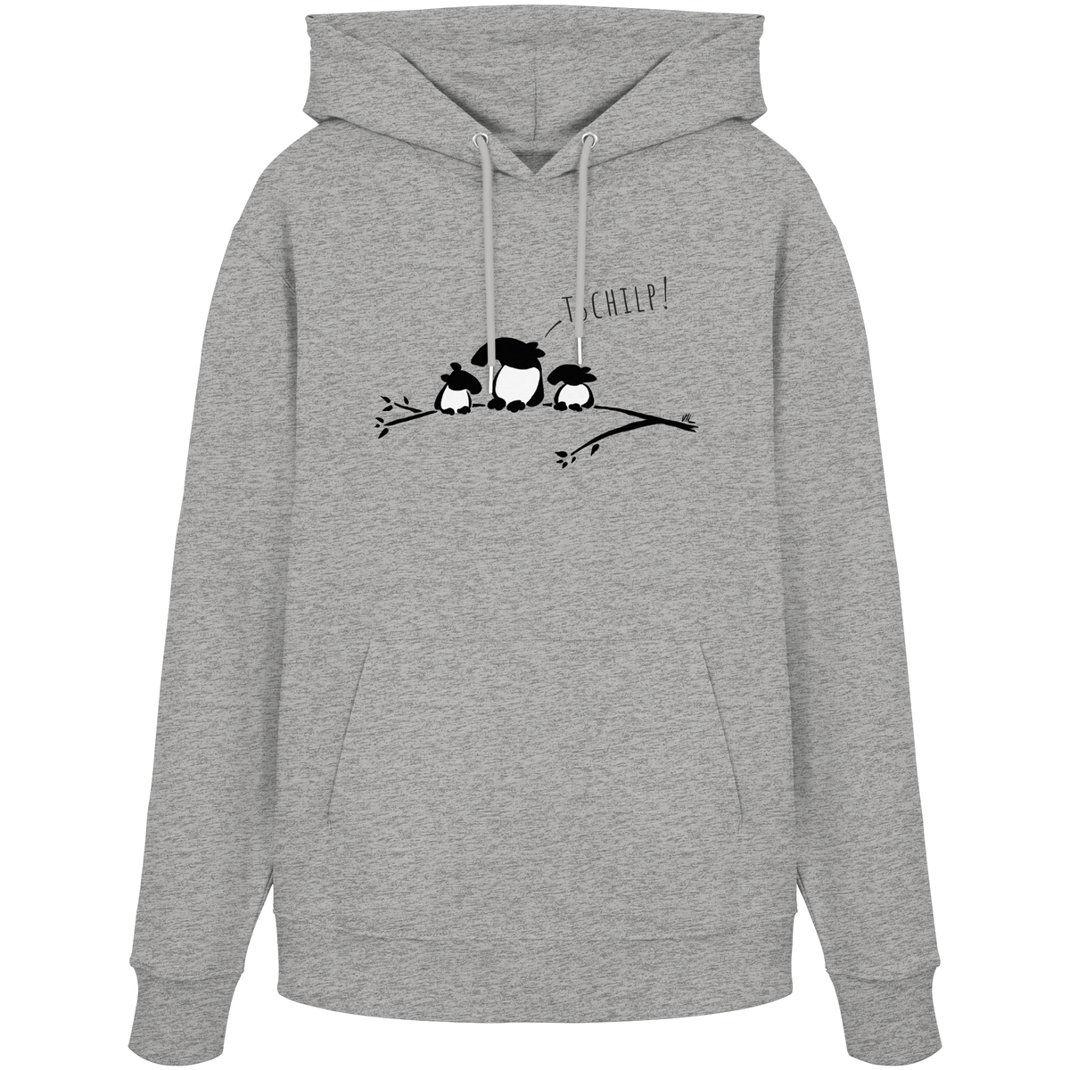 Drei kleine Tapir-Vögel - Organic Hoodie