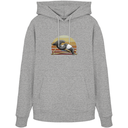 Lässiger Retro Sundown Tapir - Organic Hoodie