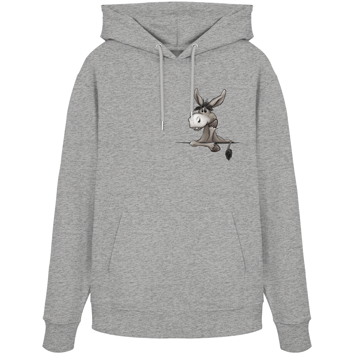 Lustiger lässiger Esel - Organic Hoodie