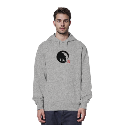Zen Tapir im japanischen Enso Kreis - Organic Hoodie