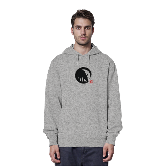 Zen Tapir im japanischen Enso Kreis - Organic Hoodie