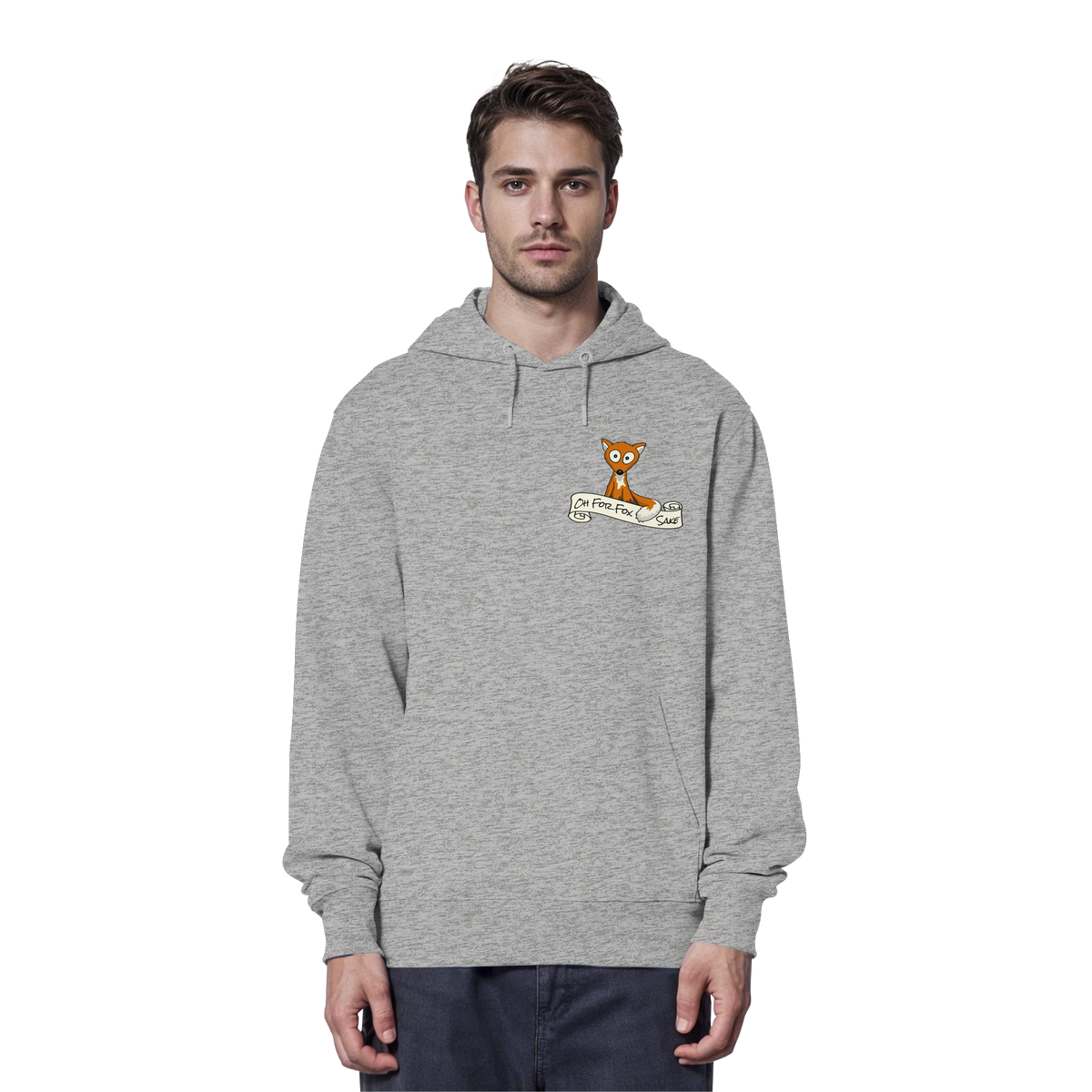 Oh For Fox Sake – Um Fuchses Willen - Organic Hoodie