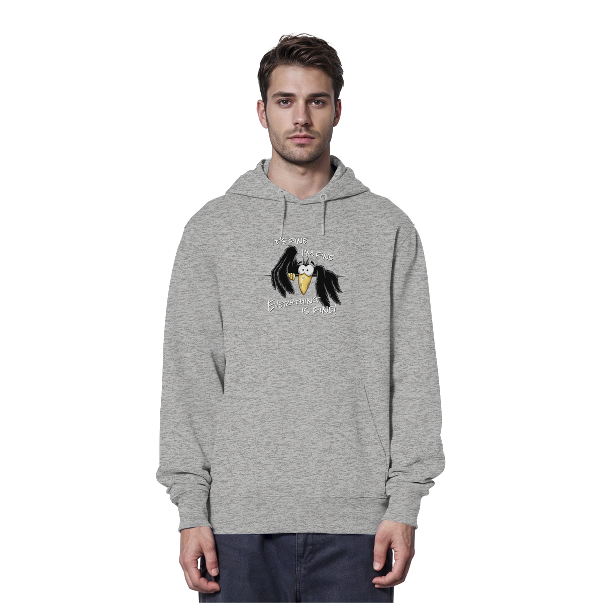 I’m Fine Rabe | Alles Gut Krähe - Organic Hoodie