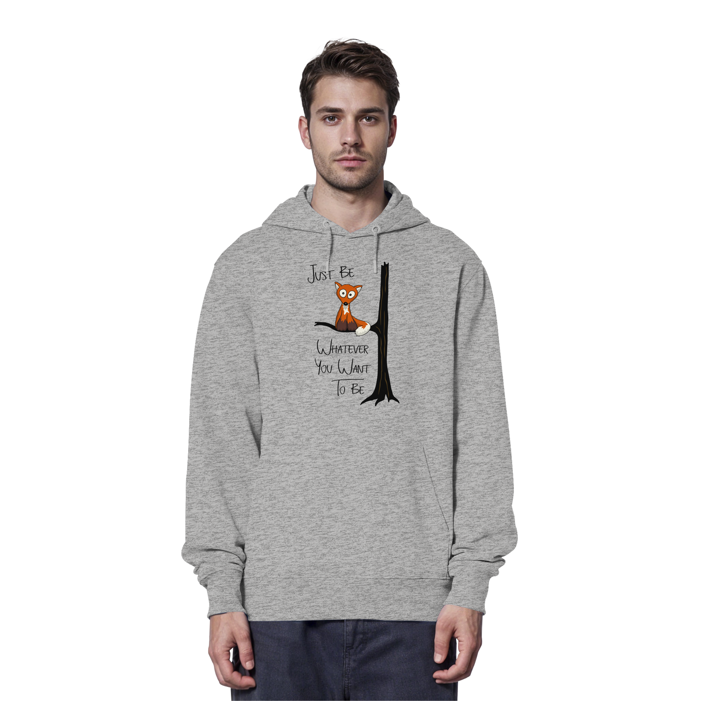 Just Be Whatever | Fuchs wie Eule - Organic Hoodie