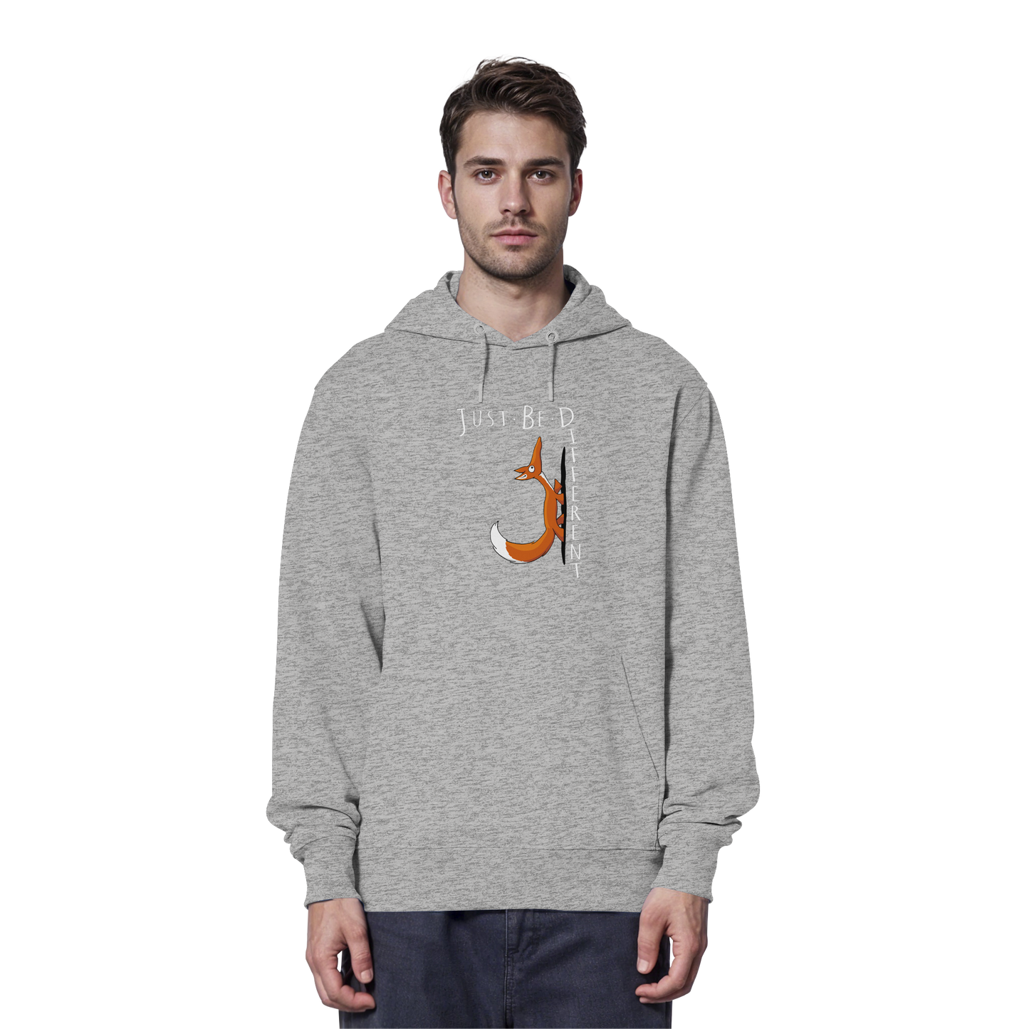 Just Be Different | Sei Anders, kleiner Fuchs - Organic Hoodie