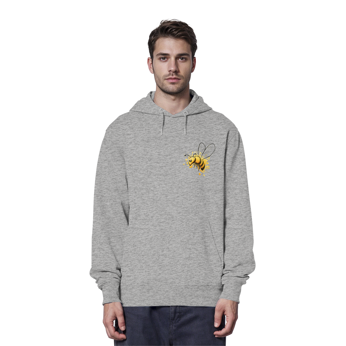 Lässige kleine Honig-Biene - Organic Hoodie