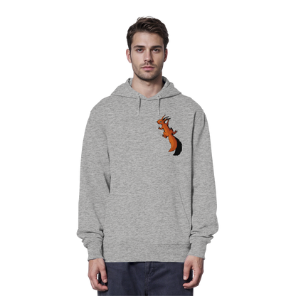Süßes Eichhörnchen klettert - Organic Hoodie