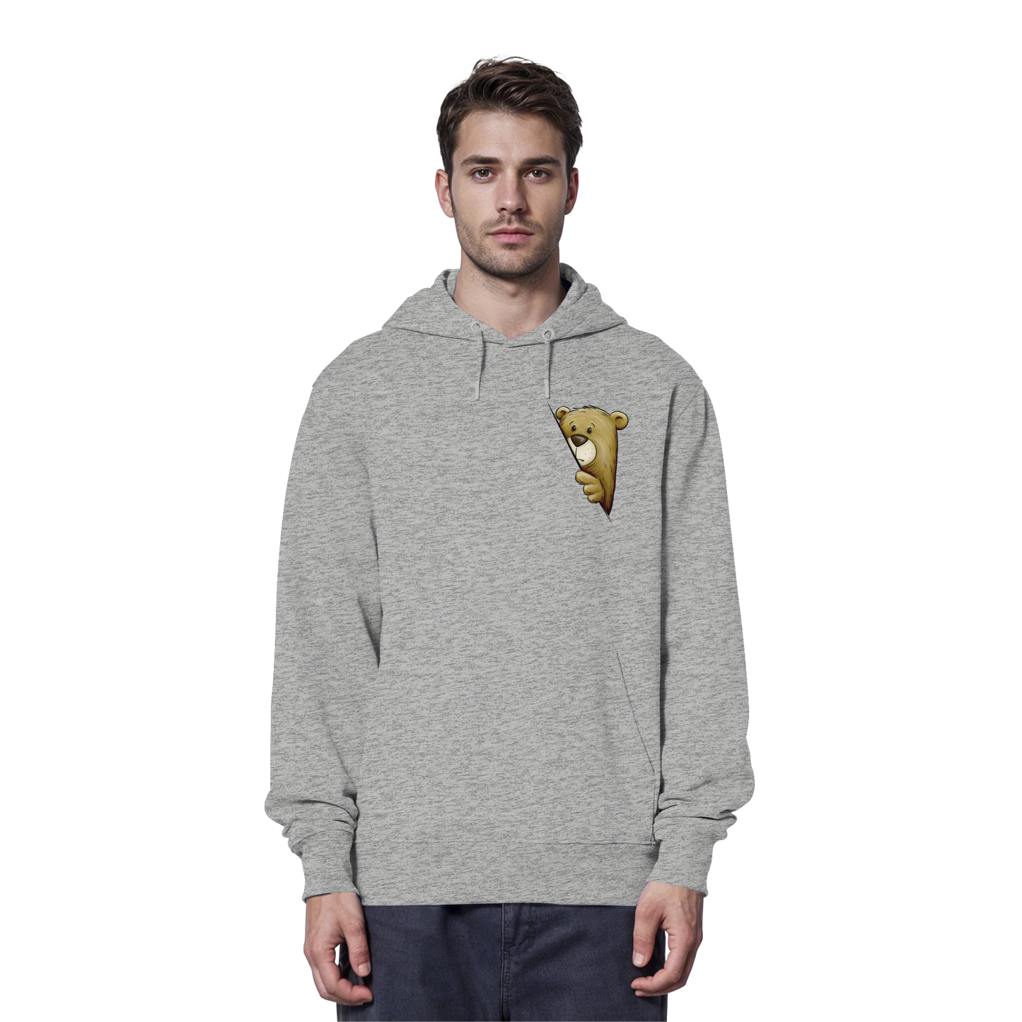 Funky Bär Illustration - Organic Hoodie