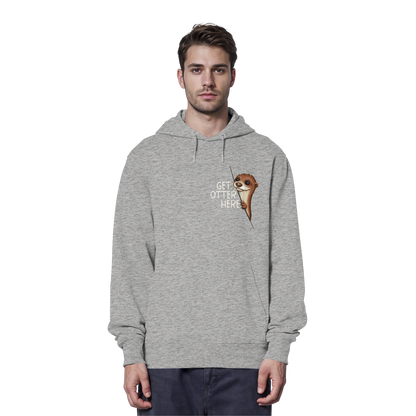 Get Otter Here | Lustiger Otter Kalauer - Organic Hoodie