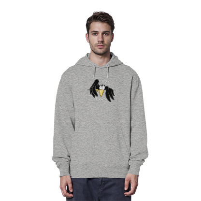 Joa Läuft Krähe gechillter Rabe - Organic Hoodie