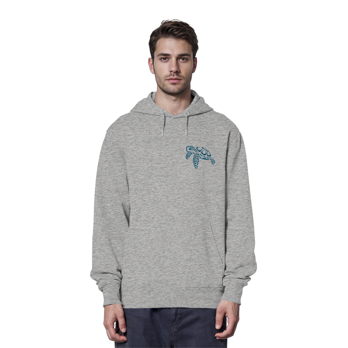 Lässig lustige Wasserschildkröte - Organic Hoodie
