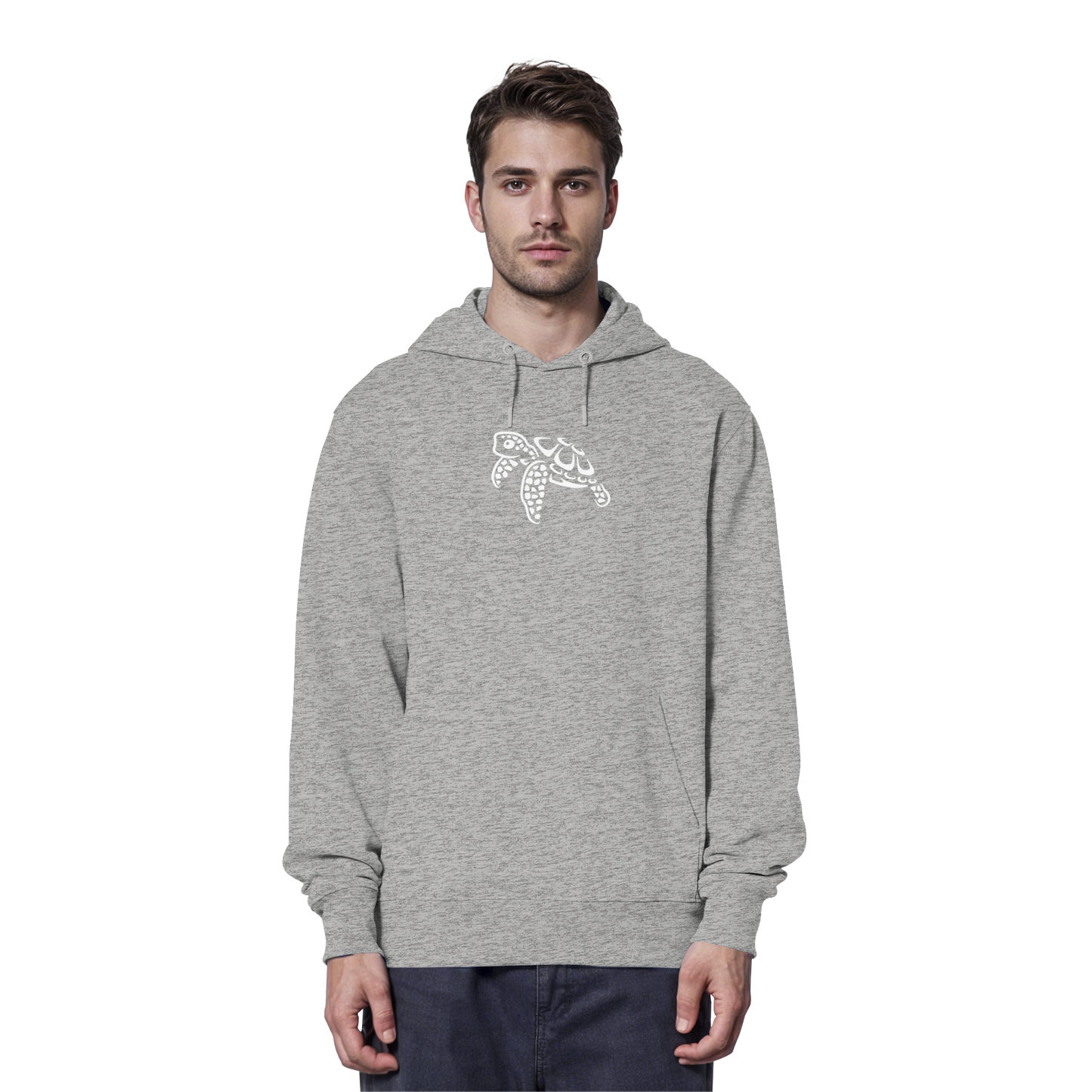 schwimmende Meeres-Schildkröte - Organic Hoodie
