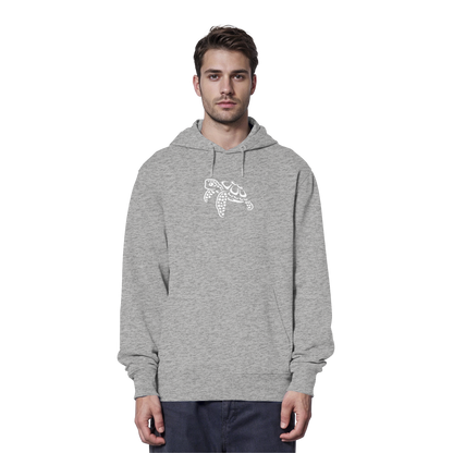 schwimmende Meeres-Schildkröte - Organic Hoodie
