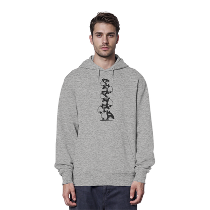 Lustiger Haufen aus Schabracken-Tapiren - Organic Hoodie