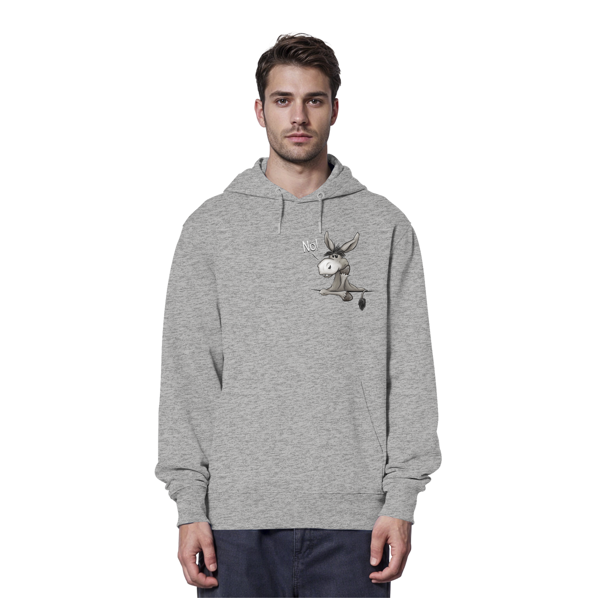 Nö! Störrischer Esel - Organic Hoodie