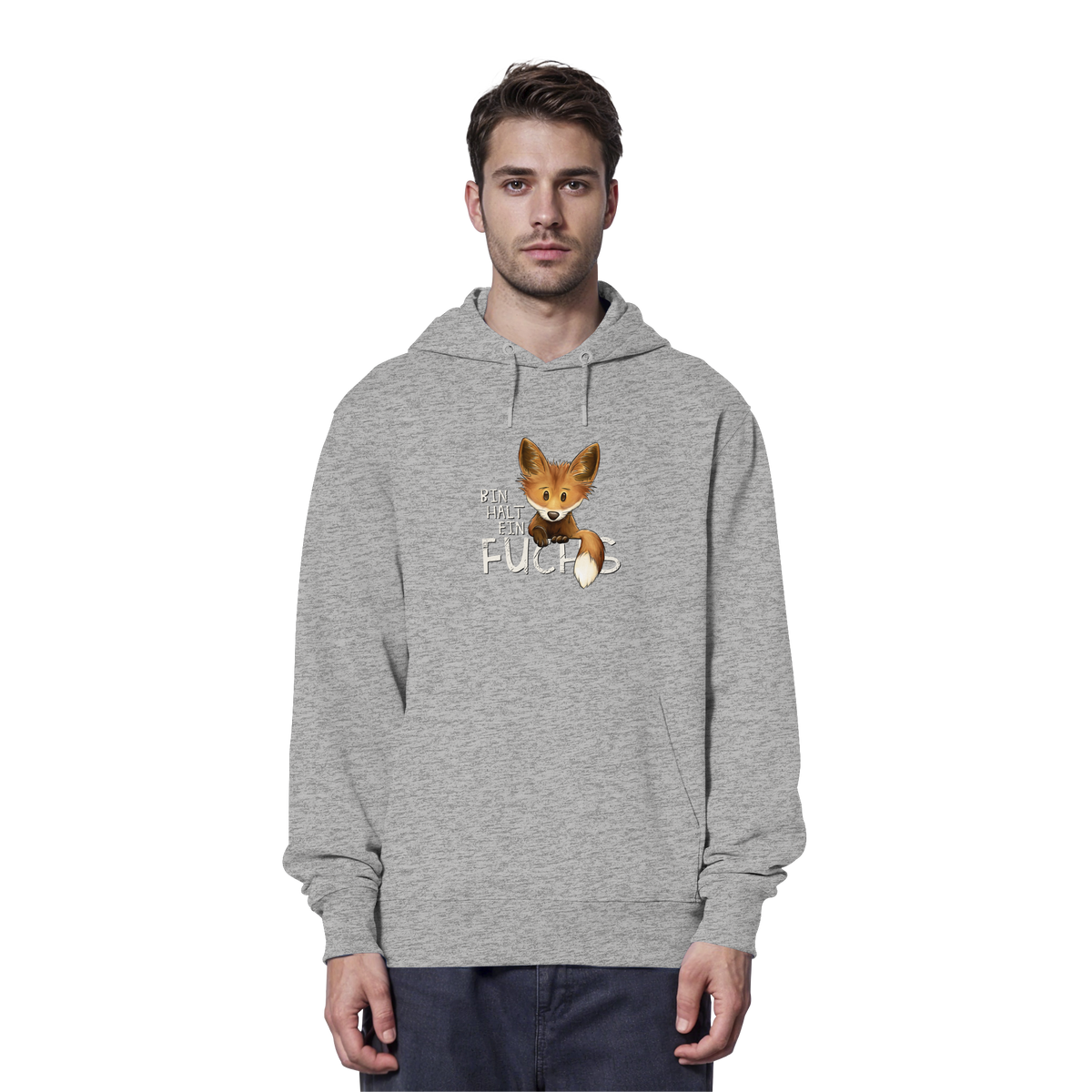 Bin halt ein Fuchs - Organic Hoodie