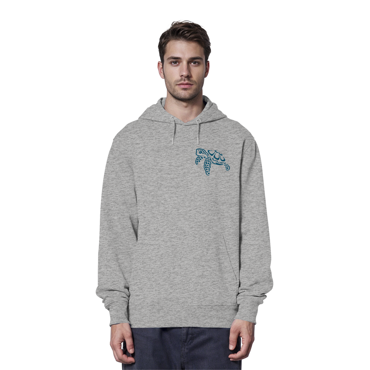 Lässig lustige Wasserschildkröte - Organic Hoodie