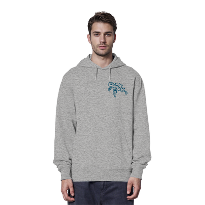 Lässig lustige Wasserschildkröte - Organic Hoodie