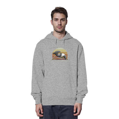 Lässiger Retro Sundown Tapir - Organic Hoodie