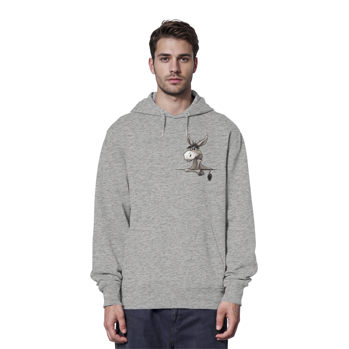 Lustiger lässiger Esel - Organic Hoodie