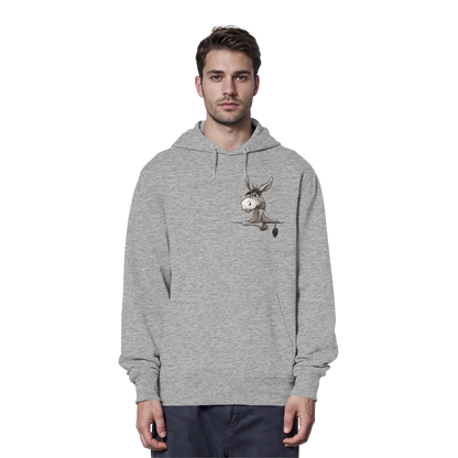 Lustiger lässiger Esel - Organic Hoodie