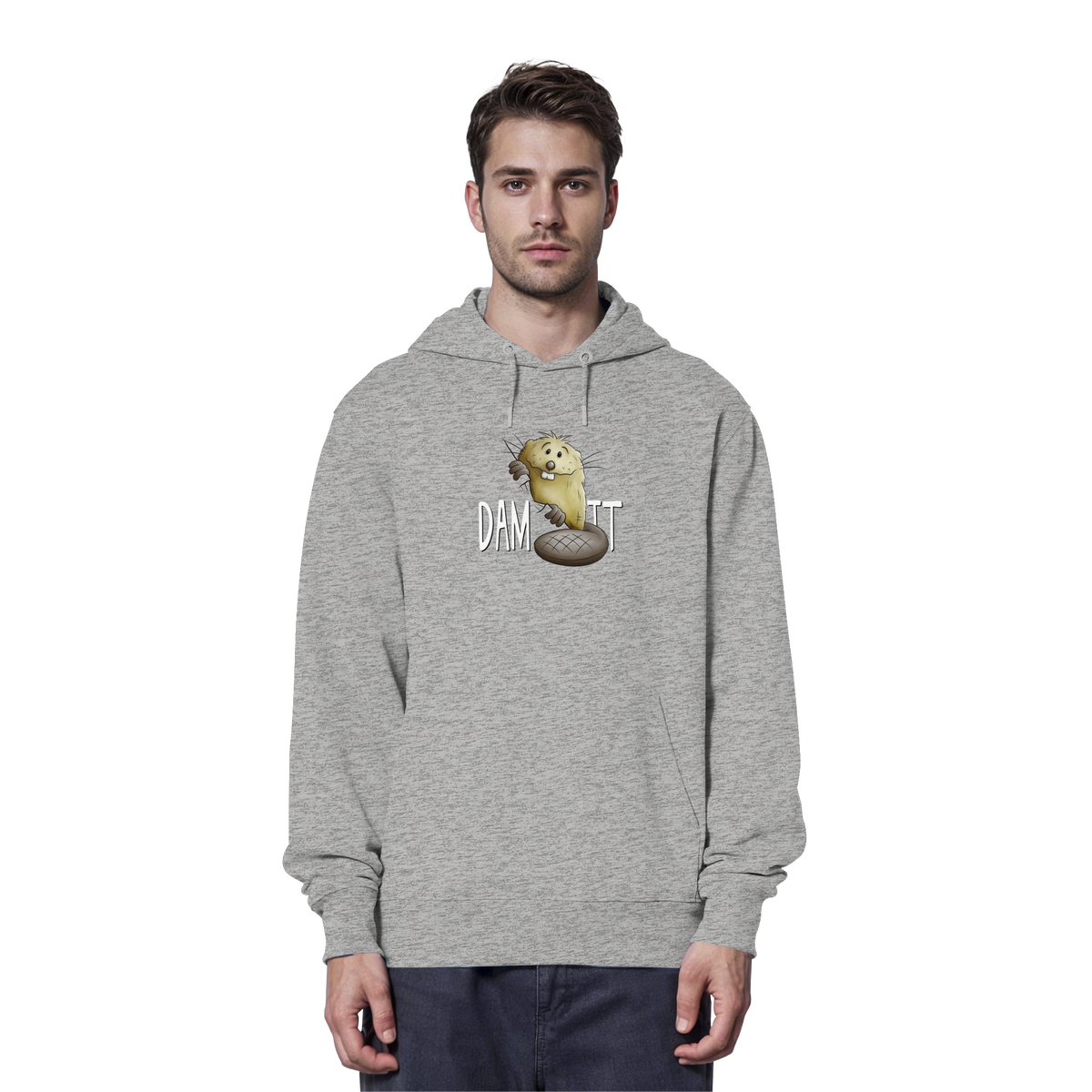Dam It Verdammt Lustiger Biber - Organic Hoodie