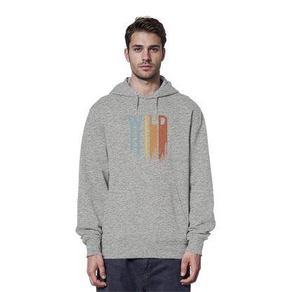 Wild Retro Schriftzug - Organic Hoodie