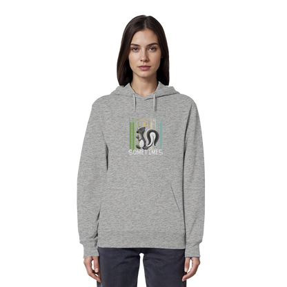 Life Stinks Sometimes Stinktier Weisheit - Organic Hoodie