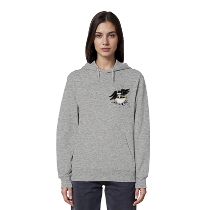 Der frühe Vogel kann mich mal | Kaffee Rabe - Organic Hoodie