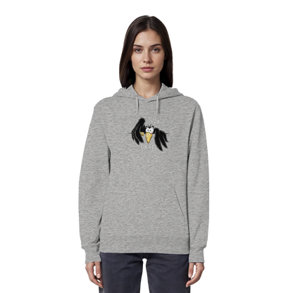 Joa Läuft Krähe gechillter Rabe - Organic Hoodie
