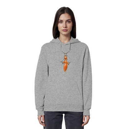 Rotes Eichhörnchen hängt ab - Organic Hoodie