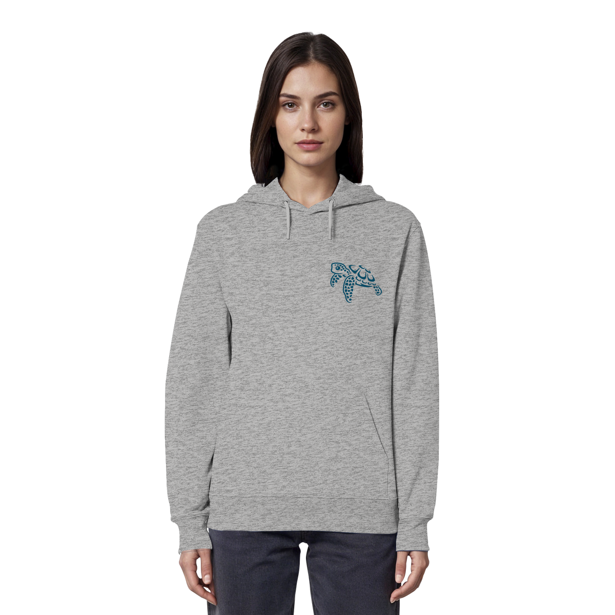 Lässig lustige Wasserschildkröte - Organic Hoodie