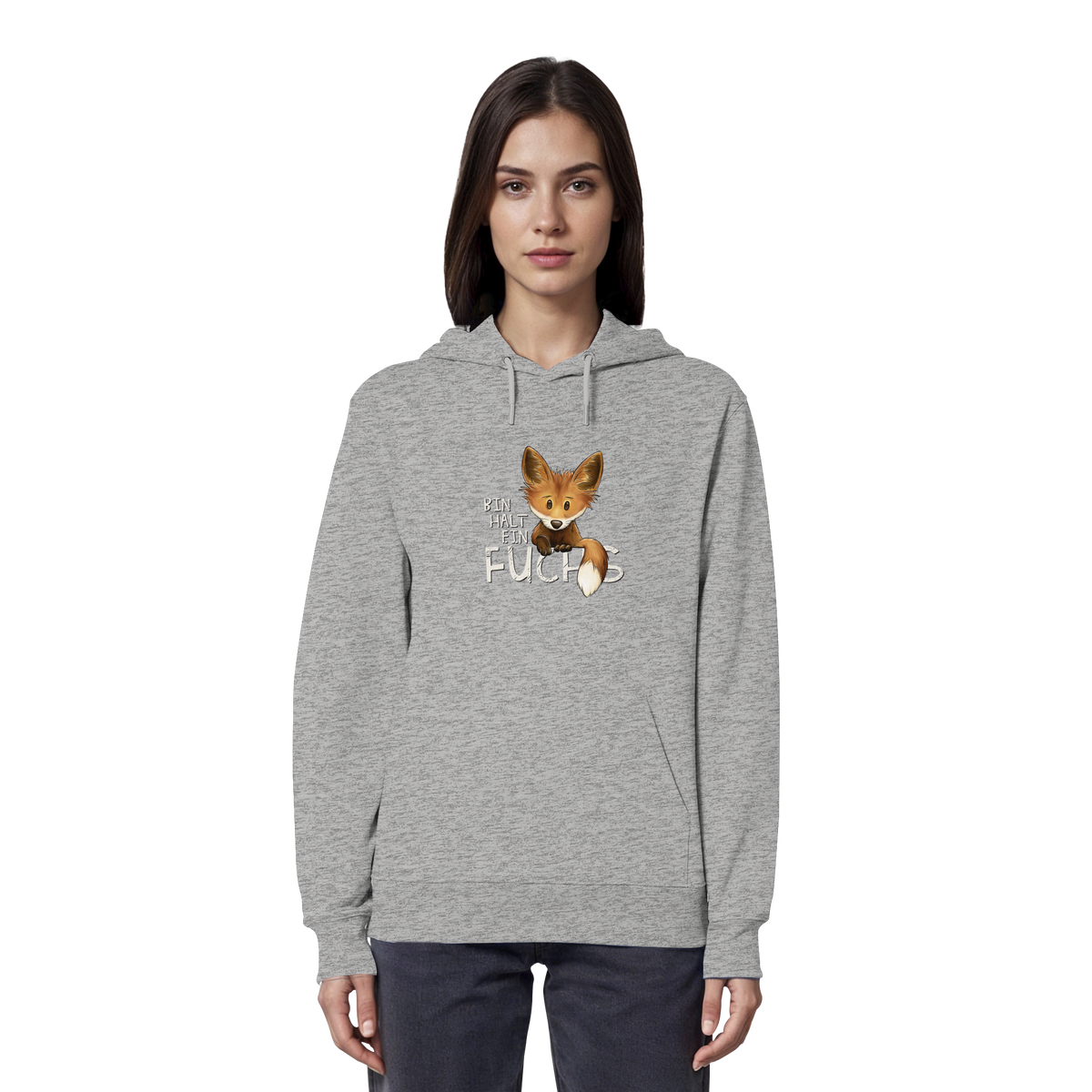 Bin halt ein Fuchs - Organic Hoodie