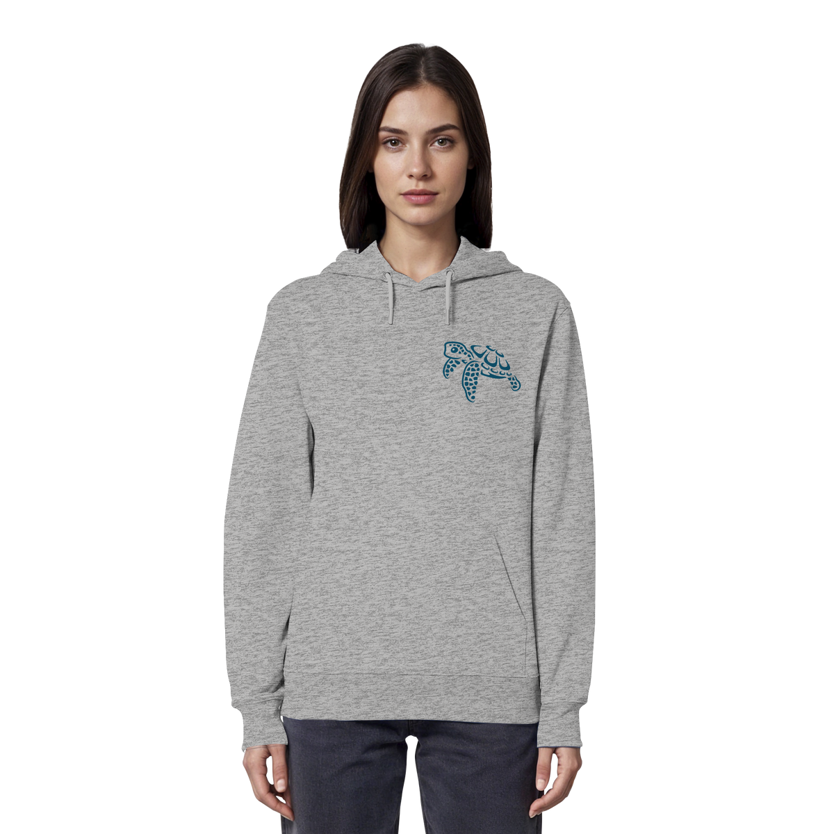 Lässig lustige Wasserschildkröte - Organic Hoodie