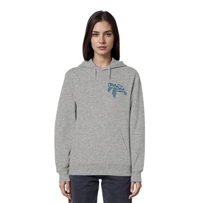 Lässig lustige Wasserschildkröte - Organic Hoodie