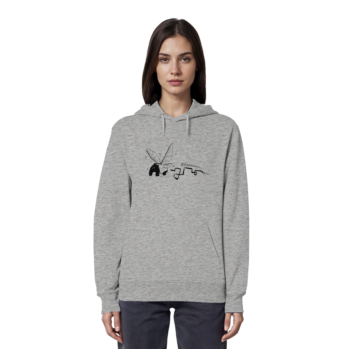 zauberhaft flatternde Tapir Fee - Organic Hoodie