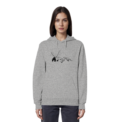 zauberhaft flatternde Tapir Fee - Organic Hoodie